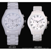 Глатт белые керамические часы для мужчин и женщин